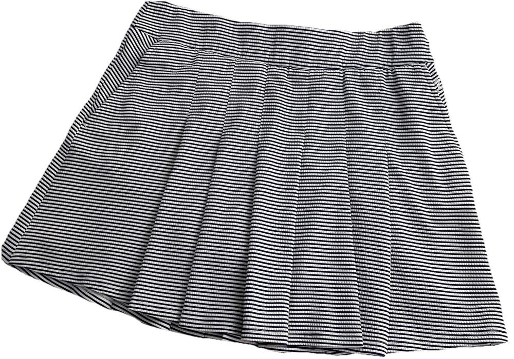 IZOD Womens Black and White Pleated Stretch Athletic Skort Size XL WITH POCKETS